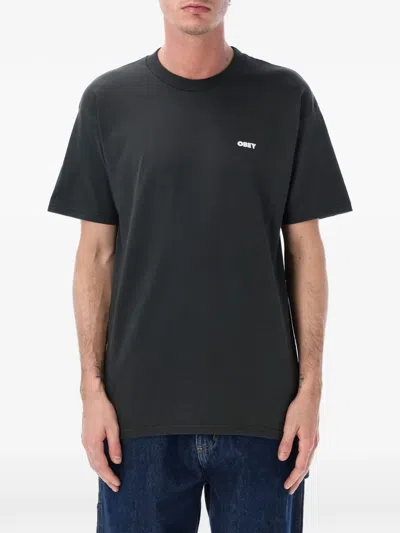Obey Future T-shirt In Gray