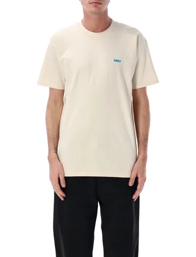 Obey Future Unwritten Graphic T-shirt In Neutral
