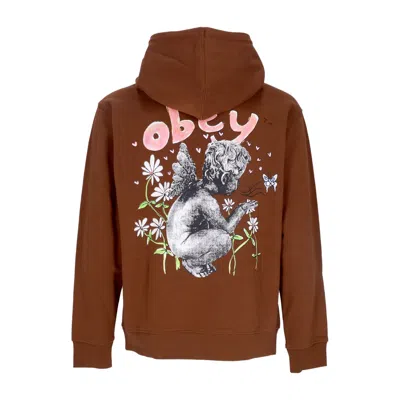 Obey Garden Fairy Premium French Terry Sepia Men's Lightweight Hooded Sweatshirt