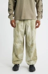 Obey Mens Giant Cargo Cotton-blend Trousers Brushed Camo In Green