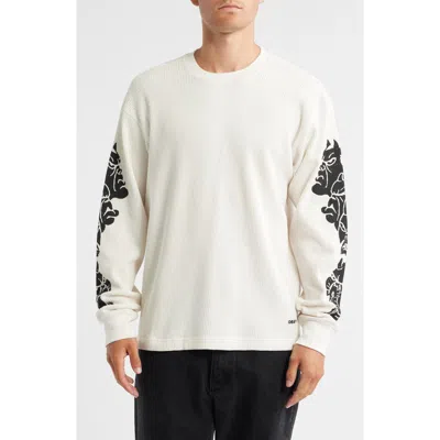 Obey Goblin Long Sleeve Thermal T-shirt In Neutral