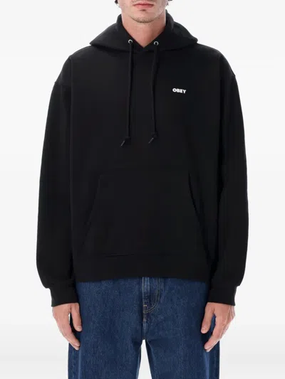 Obey Art Studio Flowers Premium Hoodie In Black
