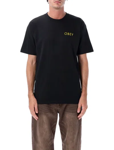 Obey Peace Brick Classic T-shirt In Black