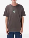 Obey Icon Face Pigment Dyed Heavyweight T-shirt In Brown