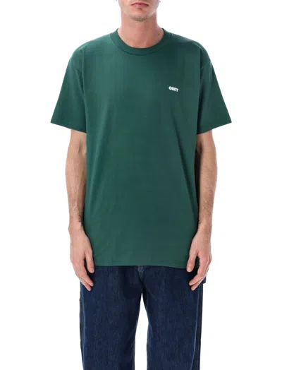 Obey Green Crew Neck T-shirt