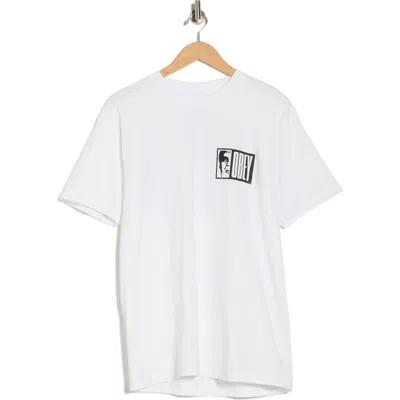 Obey Half Icon Graphic T-shirt In White
