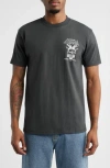 Obey Harbinger Of Peace Cotton Graphic T-shirt In Black