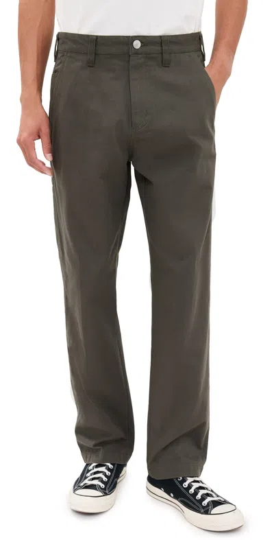 Obey Hardwork Carpenter Pants Olive Branch