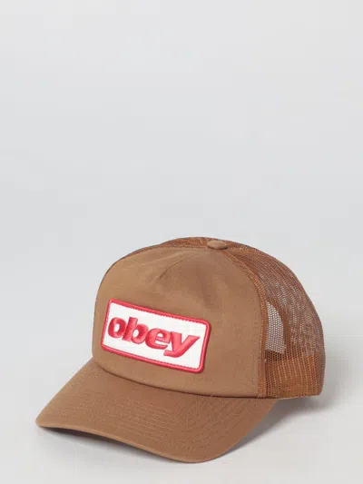 Obey Hat Men  In Brown