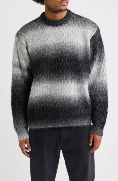 Obey Haze Gradient Sweater In Black