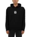 Obey Logo-patch Sweatshirt In Black
