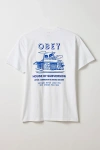 Obey House Of Subversion Graphic Tee In White, Men's At Urban Outfitters In White