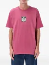 Obey Icon-face T-shirt In Pink