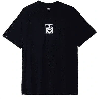 Obey Icon Heavyweight T-shirt In Black