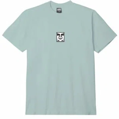 Obey Icon Heavyweight T-shirt In Green