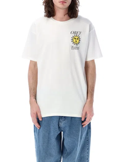 Obey Illumination Classic T-shirt In White