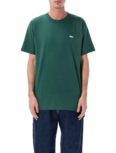 Obey In Bloom Graphic T-shirt In Green