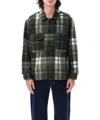 Obey Stanton Shirt Jacket In Green