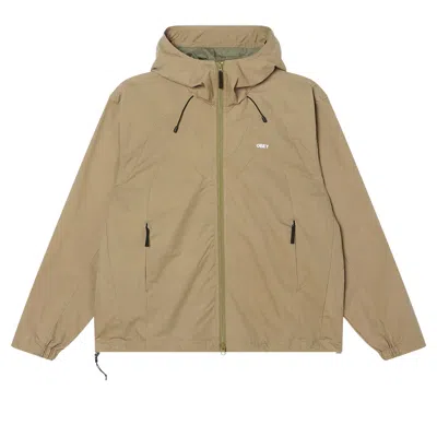 Obey Jacket  Sota Shell - Mermaid In Brown