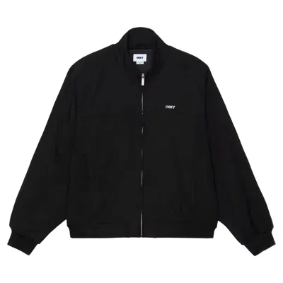 Obey Jacket  Tailored Track Jacket - Black In Other