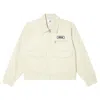 Obey Jacket  Walter Work Jacket - Silver Birch Fa Washded In Neutral