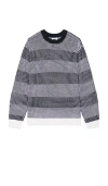 Obey Jason Crewneck Sweater In Navy