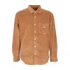 Obey Julian Woven Men's Long Sleeve Shirt L/s Brown Sugar In Brown Sugar