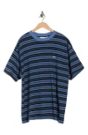 Obey Kenny Stripe T-shirt In Blue