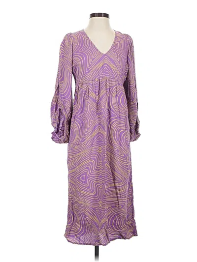 Pre-owned Obey Kimono In Purple