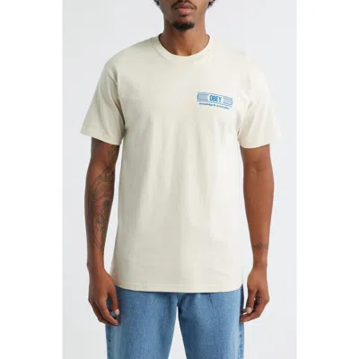 Obey Knowledge As Ammunition Graphic T-shirt In Burgundy