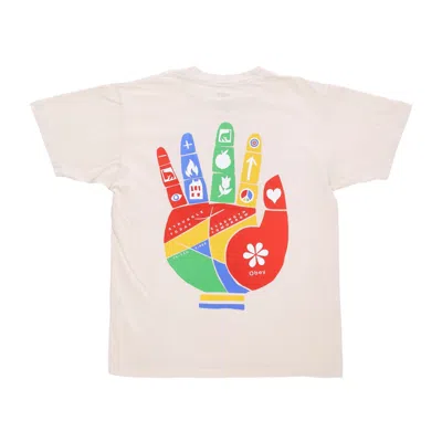 Obey Lifeline Organic Tee Sago Men's T-shirt In Multi