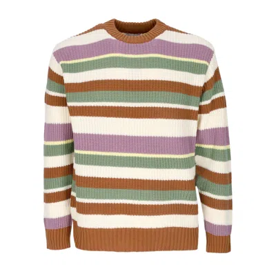 Obey Lightweight Men's Edge Crew Sweater Butterscotch Multi