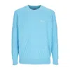 Obey Lightweight Men's Spatial Sweater Sky Blue In Sky Blue