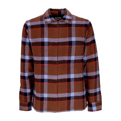 Obey Lloyd Shirt Jacket Men's Padded Shirt Sepia Multi