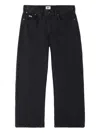 Obey Logo-detail Trousers In Black