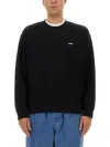 Obey Men's Lightweight Crewneck Sweatshirt Bold Box Fit Premium Crew Fleece Black