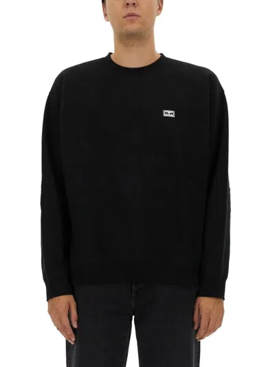 Obey Logo Emblem Sweatshirt In Black