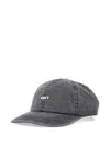 Shop Obey Logo-embroidered Cap In Schwarz