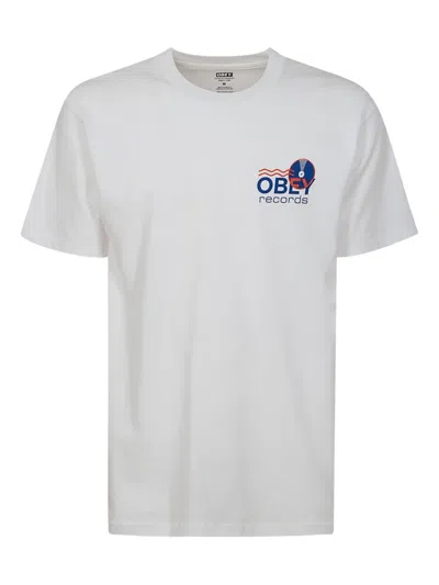 OBEY LOGO-PRINT T-SHIRT