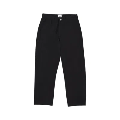 Obey Long Men's Hardwork Flooded Work Pant Black
