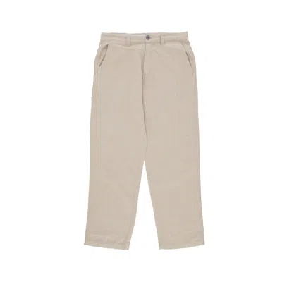 Obey Long Men's Hardwork Linen Carpenter Pant Oatmeal