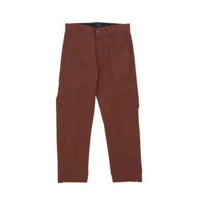 Obey Long Men's Straggler Flooded Pants Sepia Brown