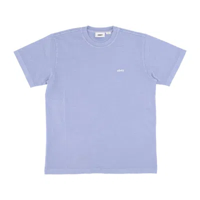Obey Lowercase Pigment Tee Pigment Hydrangea Men's T-shirt