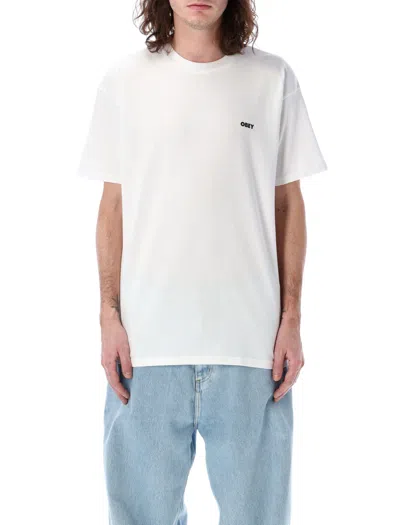 Obey Make Art Not War Classic T-shirt In White