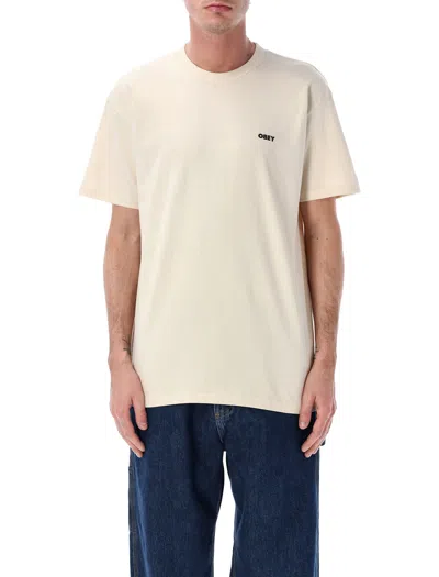 Obey Make Art Third Eye Graphic T-shirt In Neutral