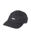 Obey Man Hat Black Size Onesize Polyester, Elastane In Black