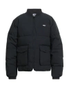 Obey Man Jacket Black Size L Polyester In Black