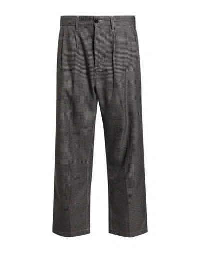 Obey Man Pants Charcoal Size 28 Polyester, Rayon In Gray