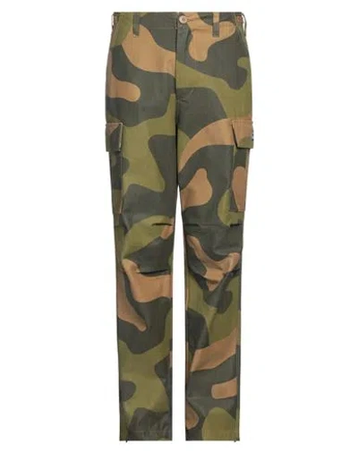Obey Man Pants Military Green Size 28 Cotton