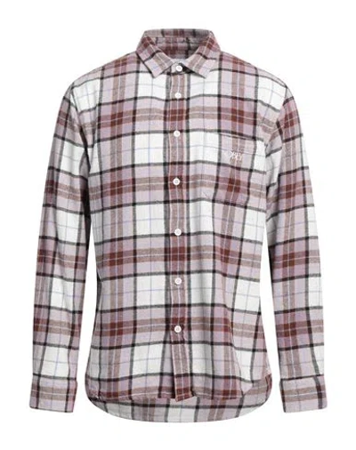 Obey Man Shirt Pastel Pink Size Xl Organic Cotton